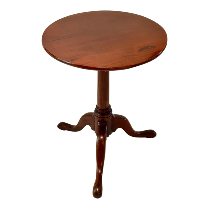 18th c english georgian mahogany tripod table 7742