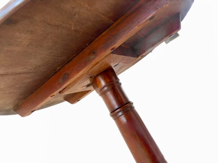 18th c english georgian mahogany tripod table 9661