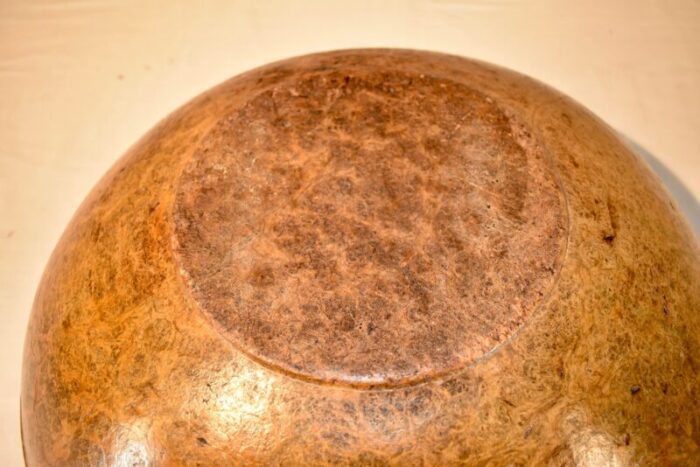 18th century very large burl bowl 6573