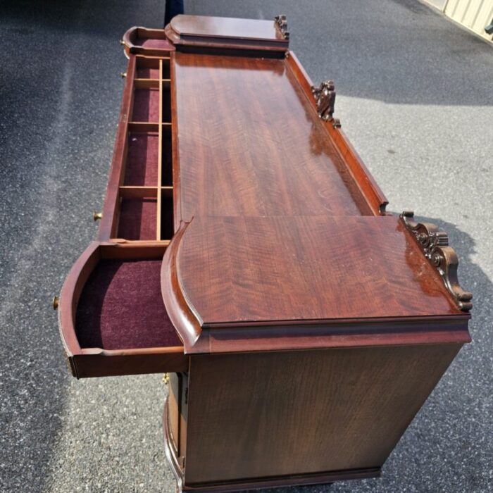 1920s carved walnut sideboard 3144