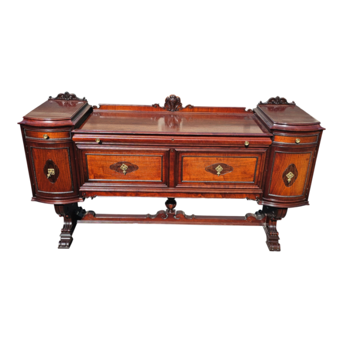 1920s carved walnut sideboard 3519