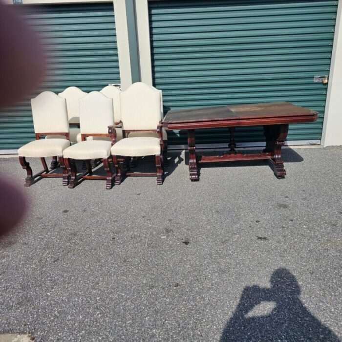 1920s dining room set of 7 7180