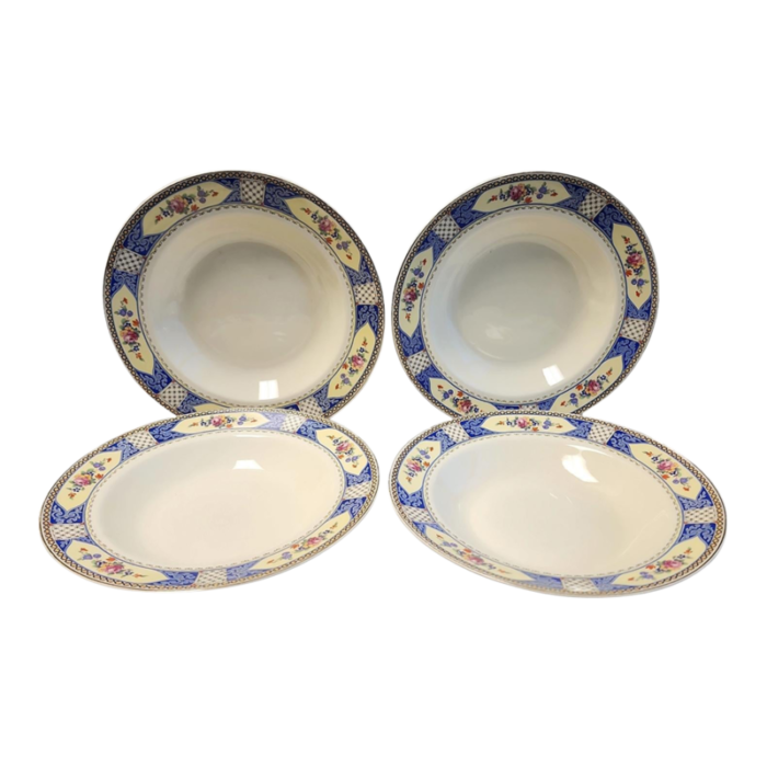 1930s thomas hughes and co unicorn soup bowls set of 4 6504