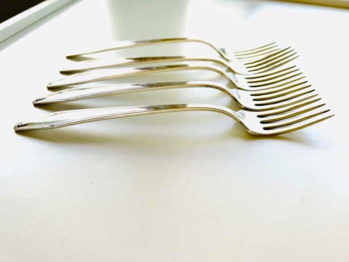 1940s formality by state house sterling dinner forks set of 5 5549