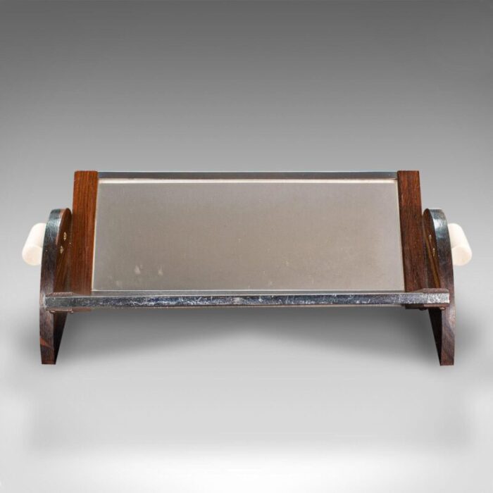 1940s small vintage mirrored book trough 4665