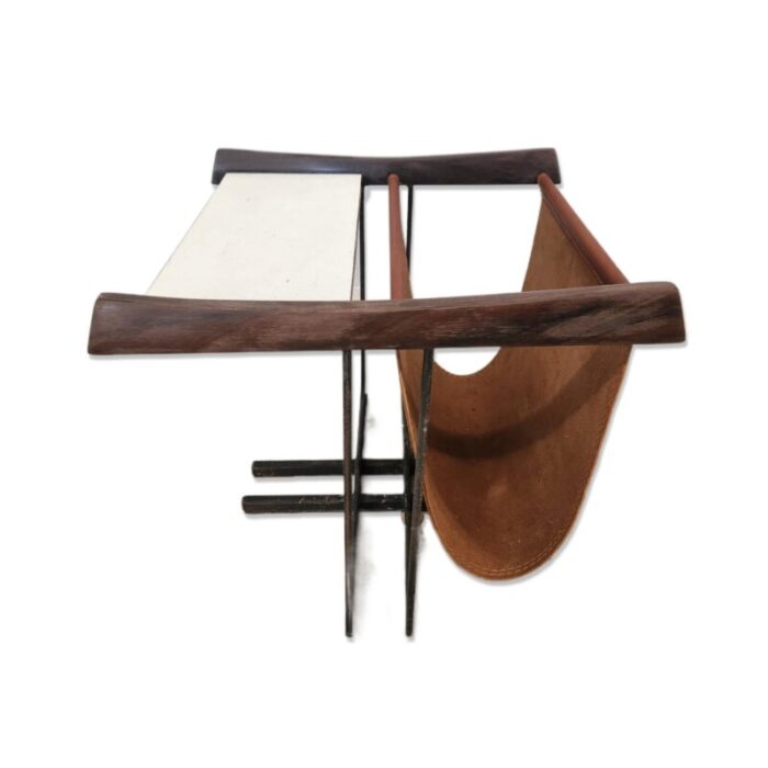 1950s magazine rack with table by jd moveis e decoracoes 3263