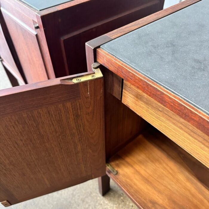 1960s founders oiled walnut nightstands by jack cartwright a pair 3081