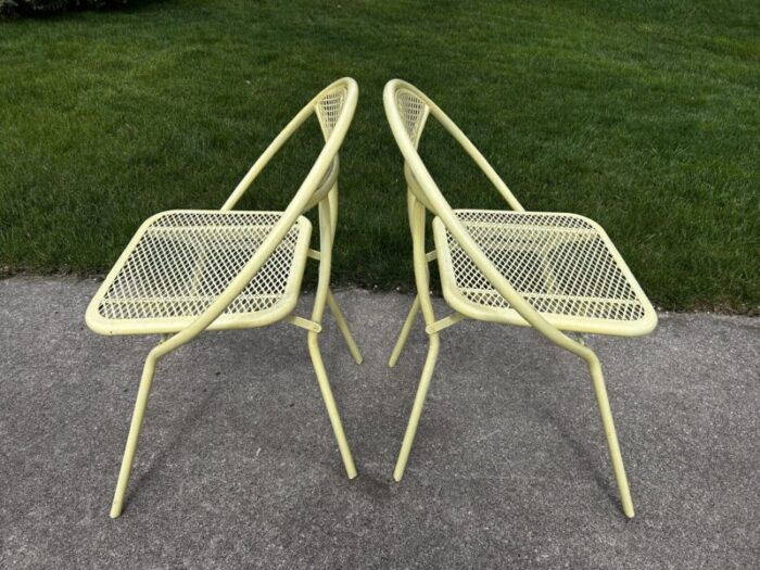 1960s vintage outdoor folding chairs attributed to salterini set of 4 1589