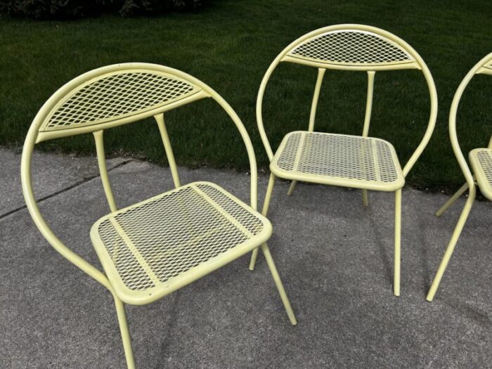 1960s vintage outdoor folding chairs attributed to salterini set of 4 3020