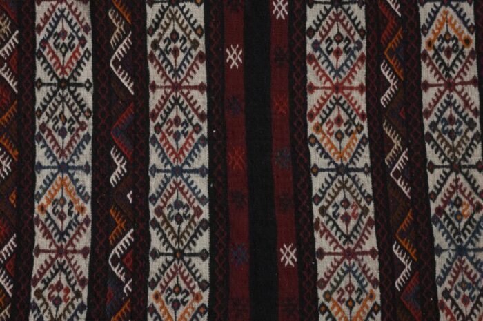 1970s turkish oushak kilim runner stair tread 3211