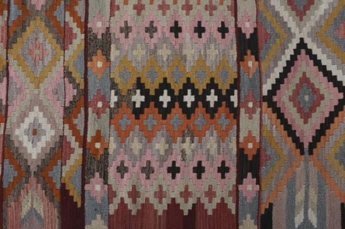 1970s vintage turkish oushak kilim runner 27 x 1311 0964