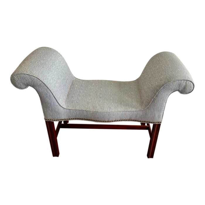 1990s henredon natchez collection window bench seat 9270