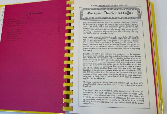 1993 copy of original 1971 party potpourri cookbook by the junior league of memphis 9595