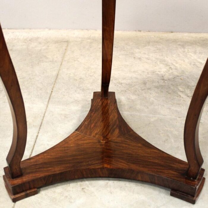 19th century charles x coffee table in walnut italy 5426