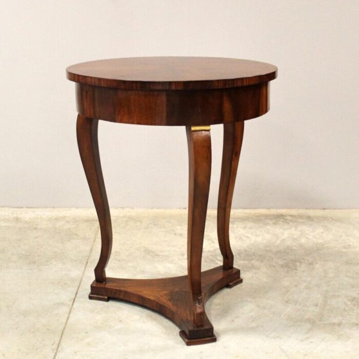 19th century charles x coffee table in walnut italy 7163