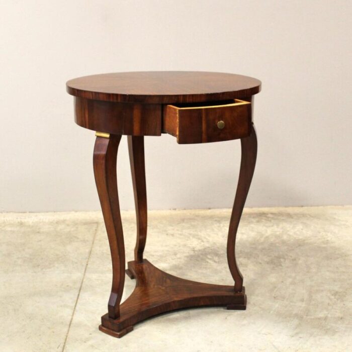 19th century charles x coffee table in walnut italy 8225