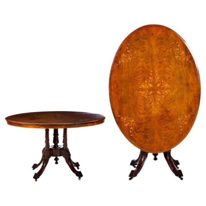 19th century english center table 4376