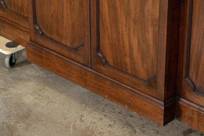 19th century english mahogany arched glazed bookcase cabinet 1880s 1953