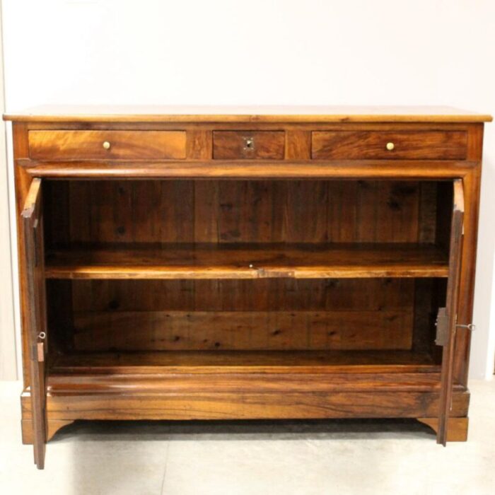 19th century louis philippe sideboard in walnut 0633