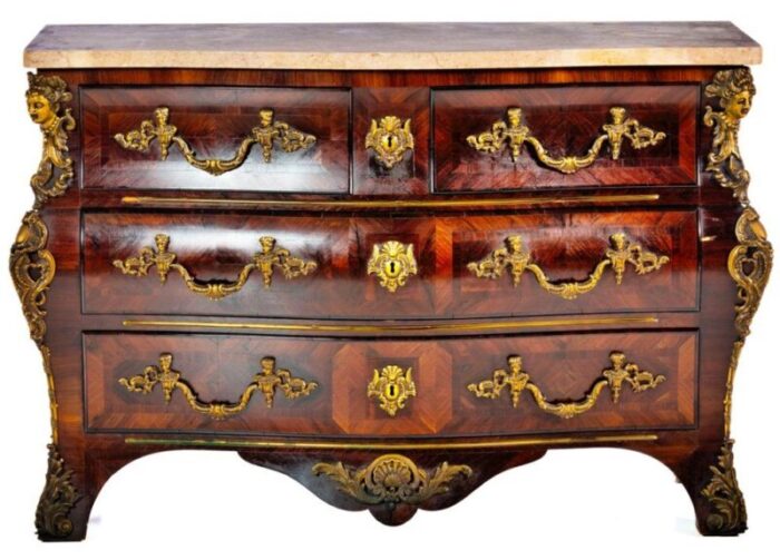 19th century louis xv french chest of drawers 4552