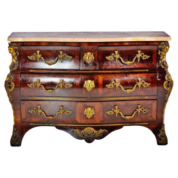 19th century louis xv french chest of drawers 4728