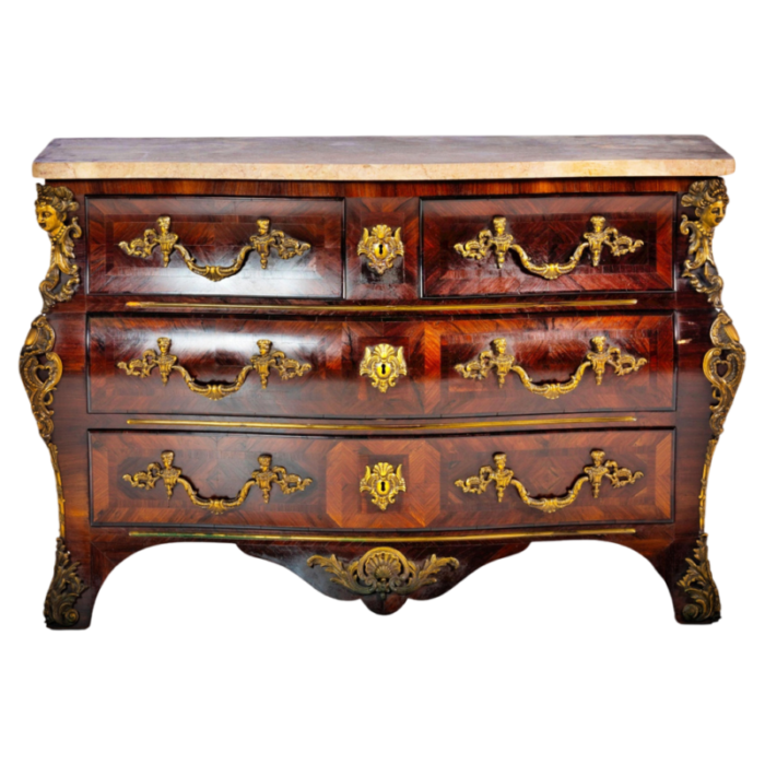 19th century louis xv french chest of drawers 9656