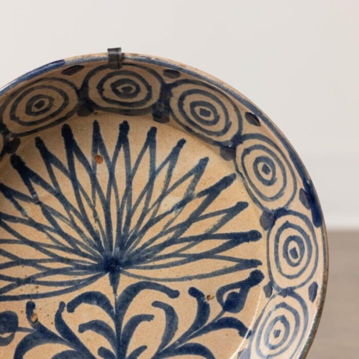 19th century spanish blue and white fajalauza lebrillo bowl from granada 4400