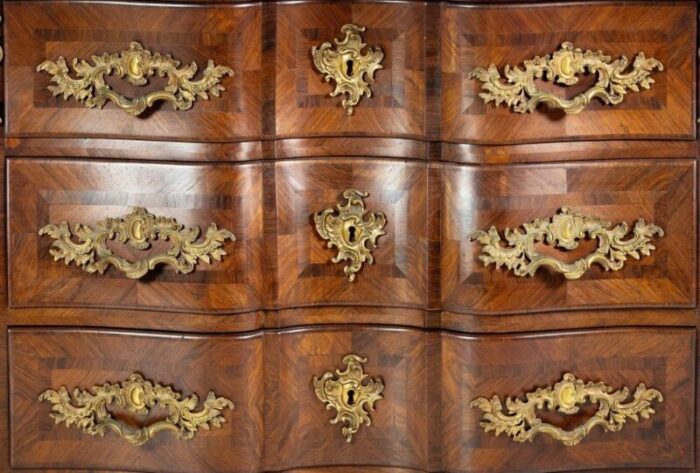 20th century louis xv french chest of drawers 1284