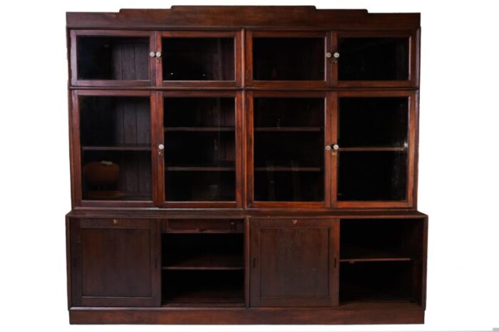 22T02090 british colonial bookcase 2 sections 02 master