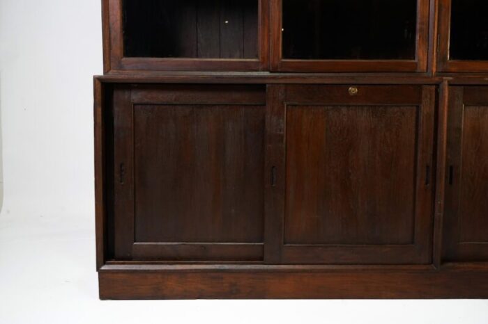 22T02090 british colonial bookcase 2 sections 04 master