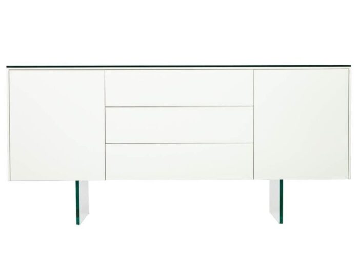 B 2054 Custom White Lacquered Sideboard Buffet 0010 master