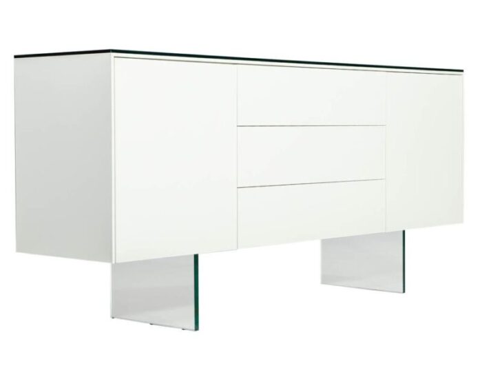 B 2054 Custom White Lacquered Sideboard Buffet 0011 master