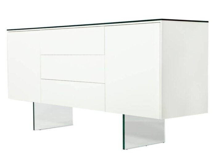 B 2054 Custom White Lacquered Sideboard Buffet 009 master