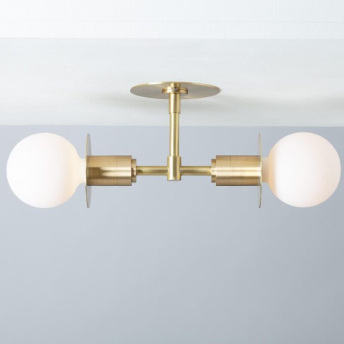 Double Sphere Disc Flush Mount Ceiling Light 1 master