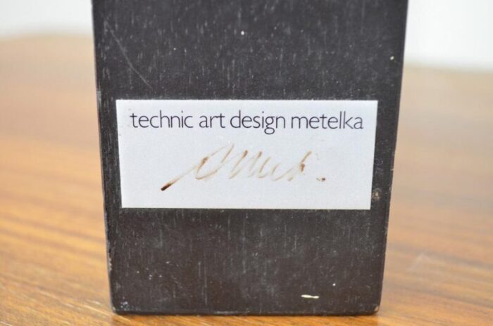 acryl art by jan metelka for technik art design metelka czech 1980s 3178