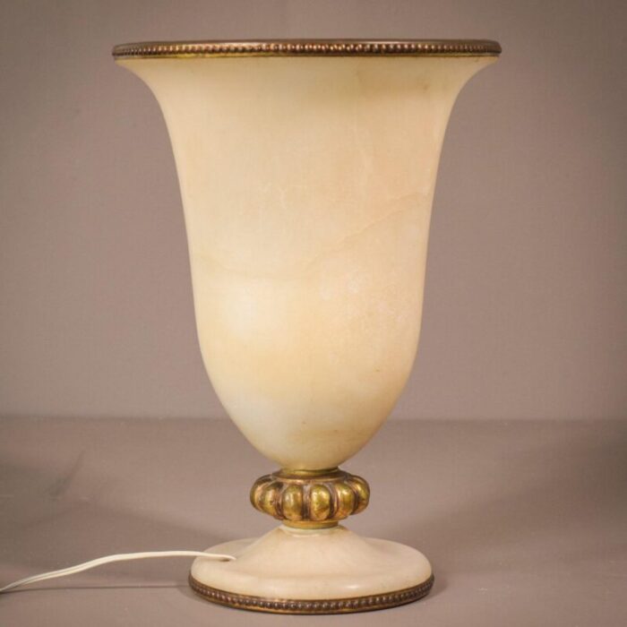 alabaster and bronze lamp 10