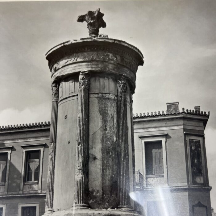 alinari brothers photograph tower of the winds athen circa 1890 5649