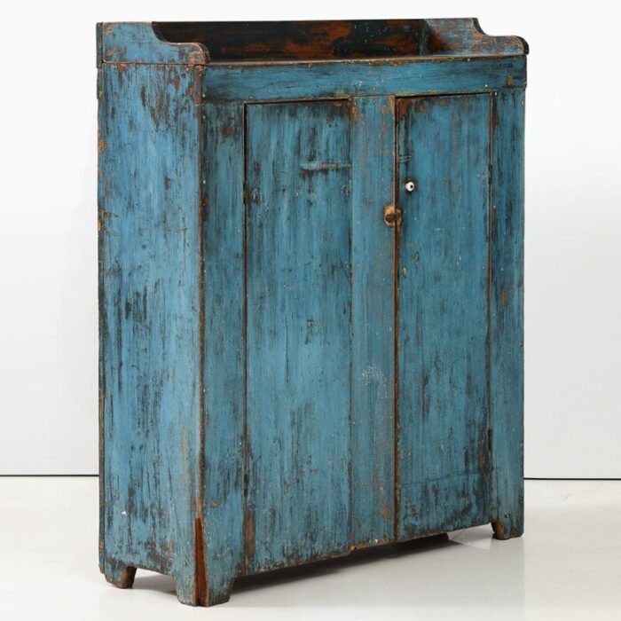 antique american cabinet dated 1861 1319