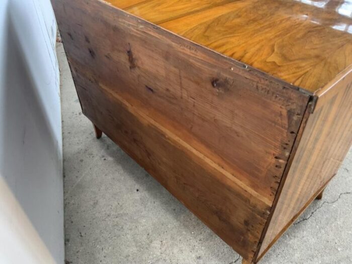 antique biedermeier chest of drawers in walnut 1820 1320