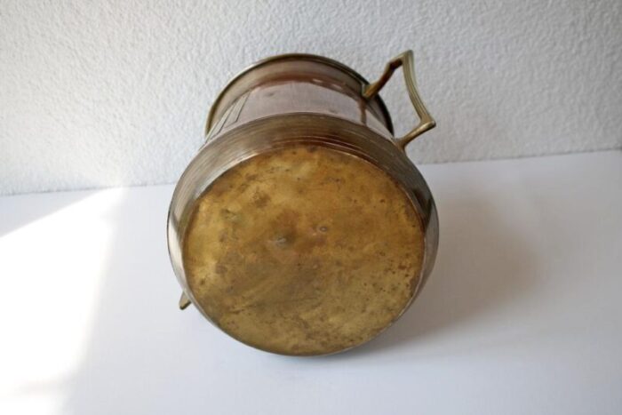 antique copper and brass planter 1890 5347