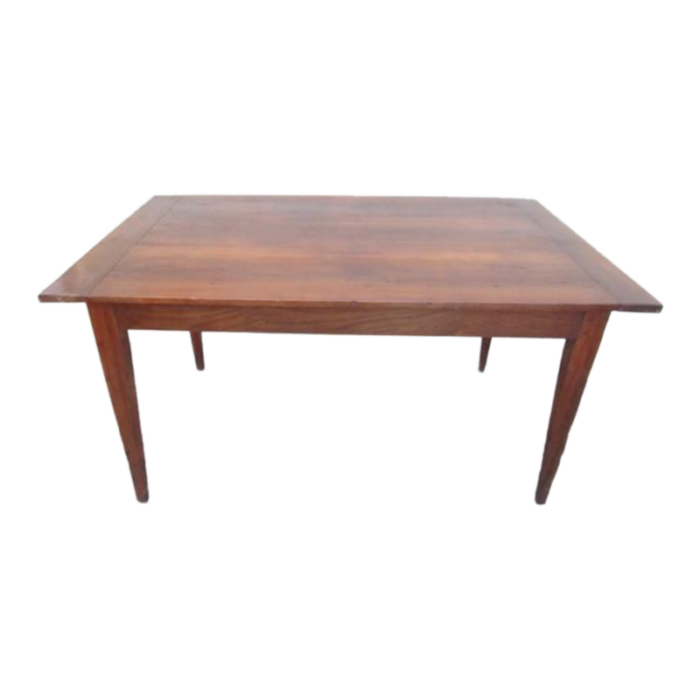 antique country french cherrywood farm table 8104