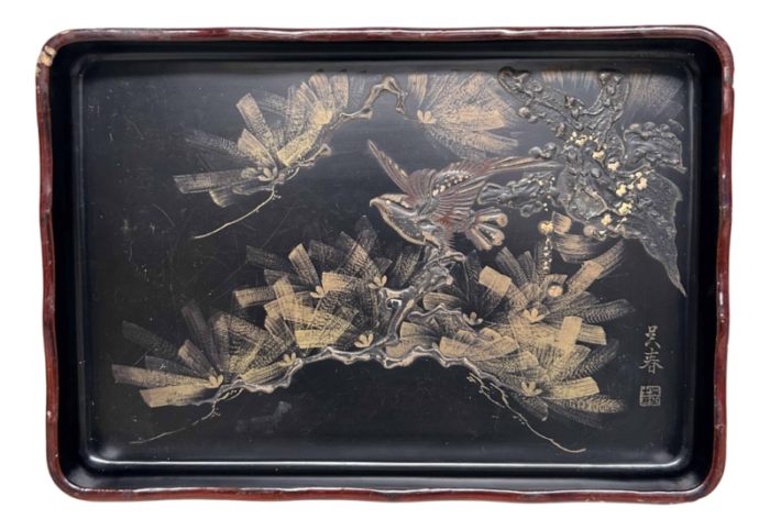 antique japanese tray 1890s 2850