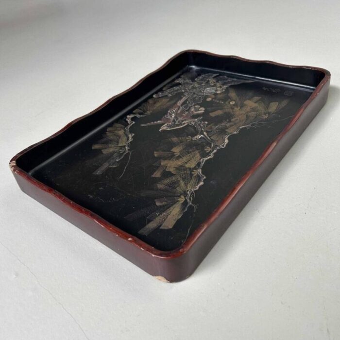 antique japanese tray 1890s 4816