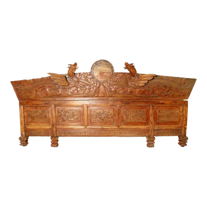 antique phoenix door lintel from boudoir circa 1800 1849 7987