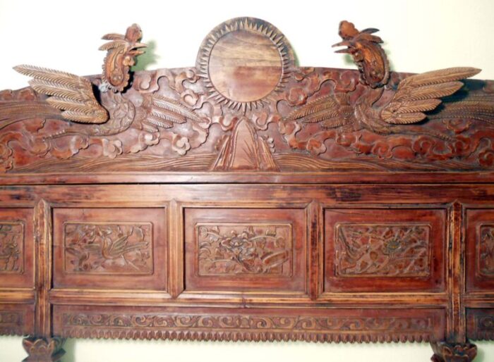 antique phoenix door lintel from boudoir circa 1800 1849 8036