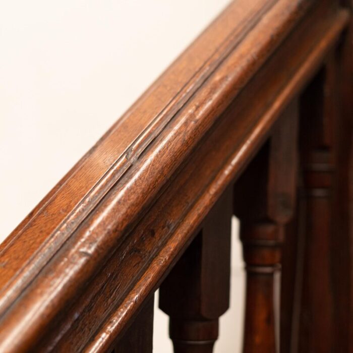 antique georgian staircase carved oak 16 master