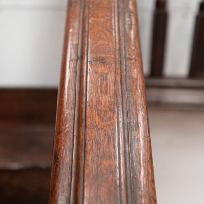 antique georgian staircase carved oak 6 master