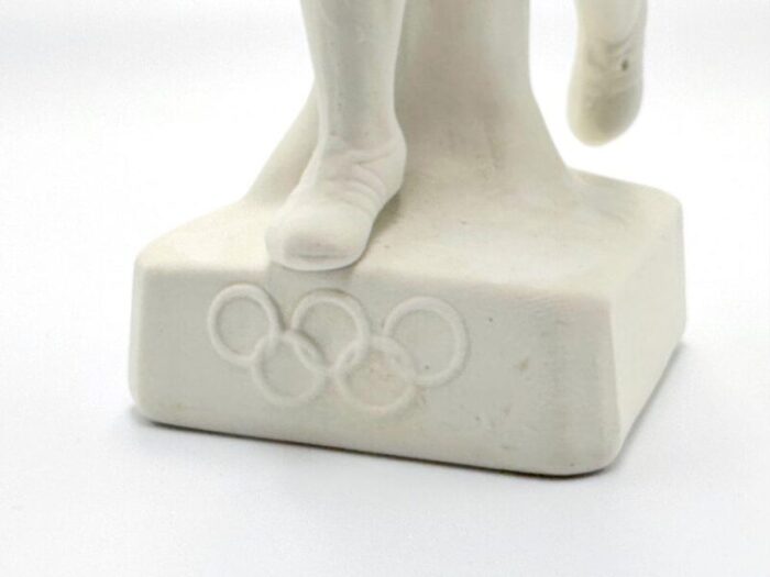 art deco berlin olympic games bisque torch bearer runner figurine 1936 5799