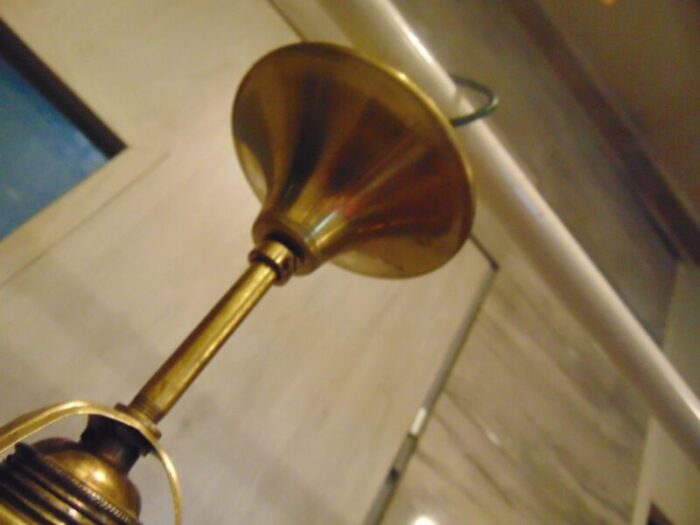 art deco brass lamp 5