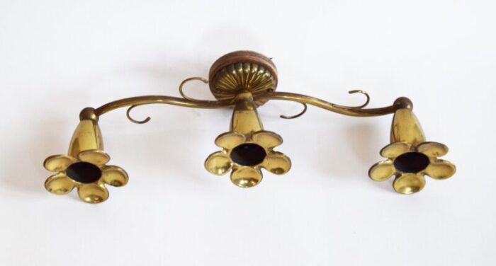 art deco brass wall lamp 1 1